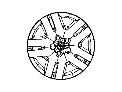 Chrysler 5105668AB COVER Wheel