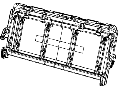 Dodge 68041503AA FRAME Rear Seat Back