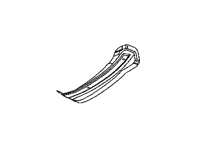 Dodge 4780832AA EXTENSION Front Side Rail Right