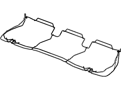 Dodge 5139648AA FRAME Rear Seat Cushion