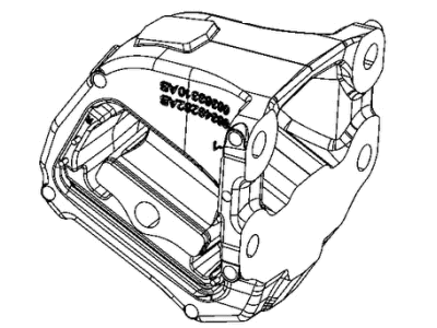 Ram 68408002AA ISOLATOR Engine Mount Right with Shield
