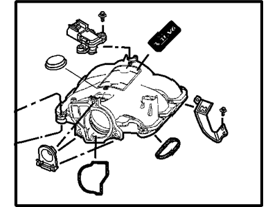 Dodge 5083032AA PLENUM Intake Manifold