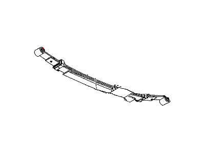 Mopar 52113552AC Spring Bushing, Rear