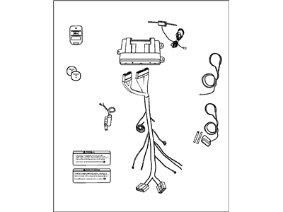 Mopar 82208861 Install Kit Remote Start