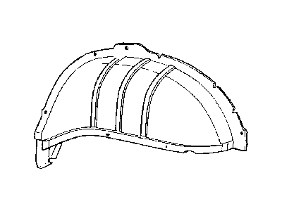 Jeep 55296117 WHEELHOUSE Rear Inner