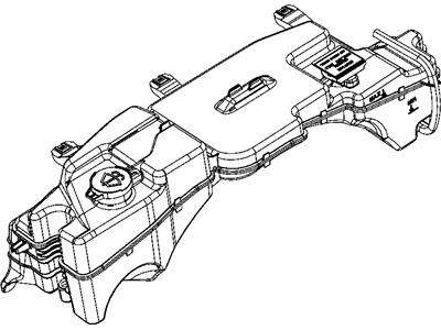 Mopar 68020726AA Cap Coolant Recovery Bottle