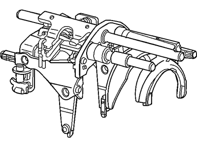 Jeep 68089072AA FORK AND RAIL ASSY Manual Transmission