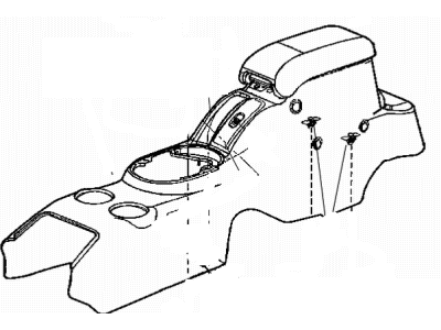 Chrysler Center Console Base - 1BB021DVAA