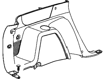 Chrysler 1AA781L2AA PANEL Quarter Trim