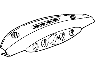 Chrysler LP641SA PANEL Instrument Upper