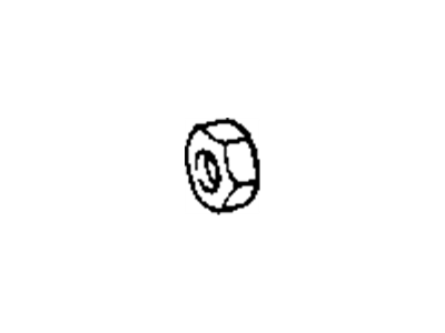 Jeep 6102440AA NUT AND WASHER Hex M8x1.25
