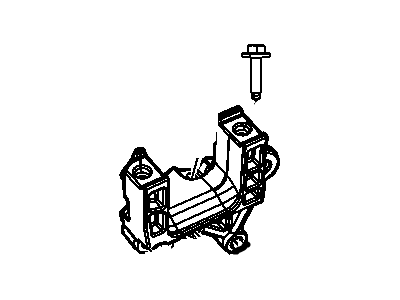 2010 Dodge Grand Caravan Transmission Mount - 4721334AA