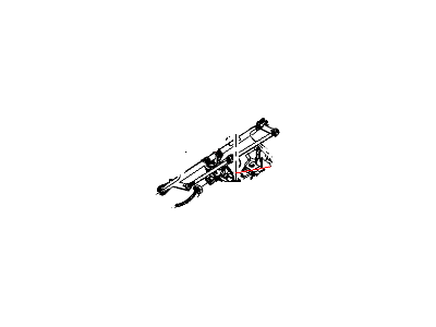 Jeep 68020720AB MOTOR AND LINKAGE Front Wiper