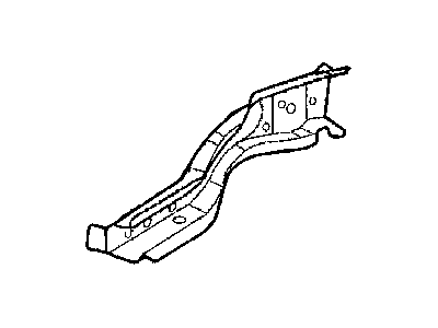 Chrysler 4724470AG RAIL Front Side Rail Front