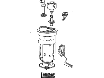 Mopar 4897422AA Fuel Pump