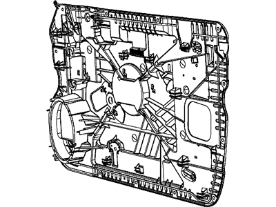 Ram 68044848AB PANEL Carrier Plate Front Door