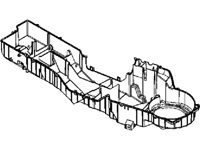 Mopar 68021975AA Housing A/C And Heater Lower: Defrost Door, Actuator, Seals