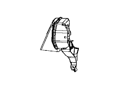 Dodge 68018108AA DUCT A/C And Heater
