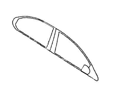 Chrysler 4805401AA NAMEPLATE Rear Door LXI