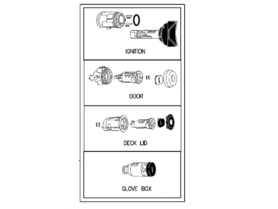 Chrysler Cirrus Door Lock - 4883107