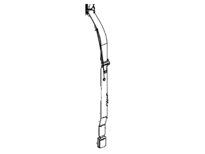 Mopar ZV721TUAC Seat Belt 2ND Rear Outer