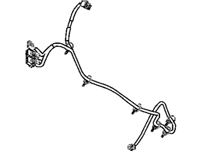 Dodge 56051075AB WIRING Transfer Case Jumper