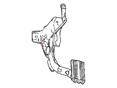 Dodge 53032268AE PEDAL Accelerator