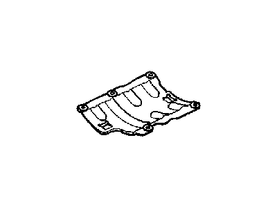 Chrysler MD317971 PLATE Cylinder Block Baffle