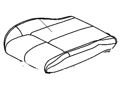 Jeep 1WH75JFJAA COVER Front Seat Cushion