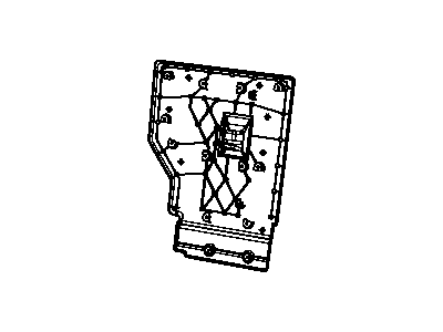 Mopar 68033996AA Seat Back Panel, Rear Passenger Side