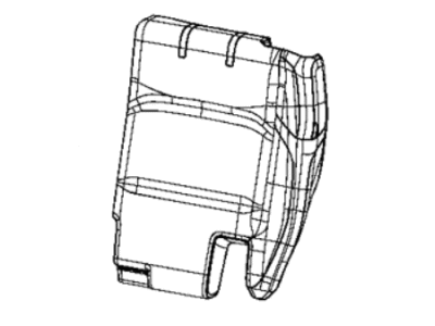 Jeep 7AU71NR3AB COVER Rear Seat Back Left