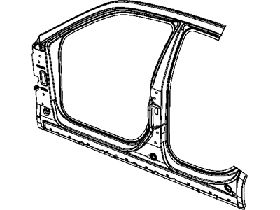 Mopar 68127972AA Panel Bodyside Aperture Outer Front