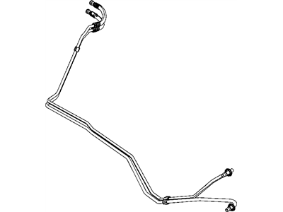 Ram 55057191AA HOSE AND TUBE Oil Cooler Pressure and Return