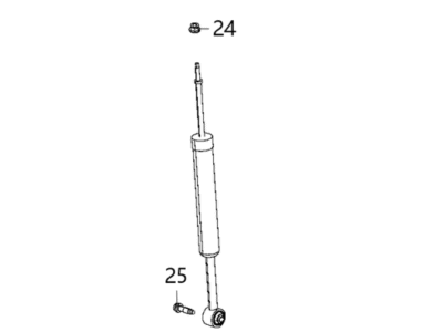 Jeep 68406014AB SHOCK ABSORBER KIT Suspension Rear