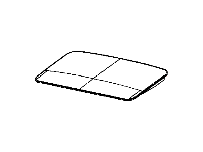 Dodge 68036052AA GLASS Sunroof