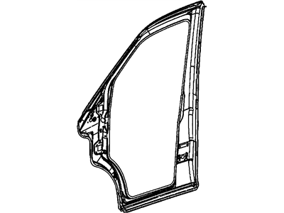 Dodge 68009698AA APERTURE Body Side Door