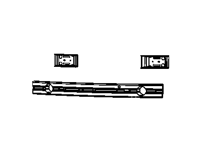 Ram 68049865AC BEAM Front Bumper