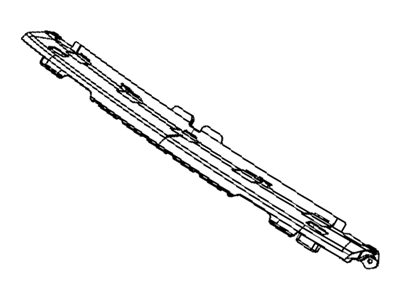 Mopar 68031521AC Upper Reinforcement, Front