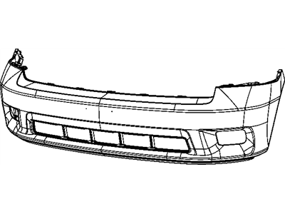 Mopar 1JS52TZZAA Bumper Cover, Front