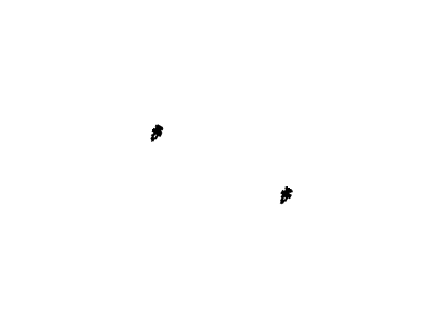 Mopar 68053681AA Lower Deflector Retainer, Front