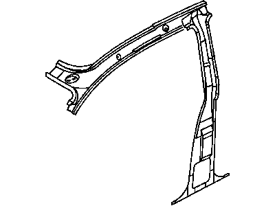 Dodge 4883760AA PANEL Body Side Aperture Inner