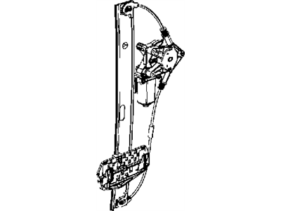 Jeep Wrangler Window Regulator - 68018024AA
