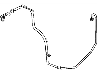 2002 Jeep Grand Cherokee A/C Hose - 55117262AB