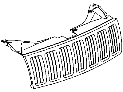 Jeep 5JR621B8AC GRILLE Radiator
