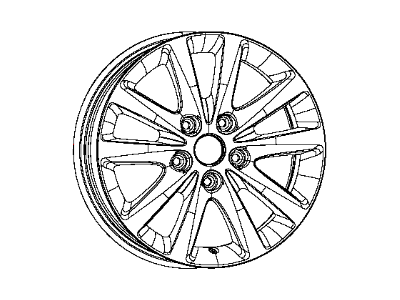 Ram 5QT77JXYAA WHEEL Aluminum