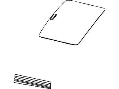 Dodge 68070345AA COVER Sunroof Mechanism