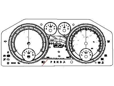 Dodge Ram 1500 Instrument Cluster - 5172204AG