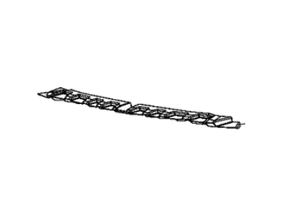 Mopar 68243225AA Deflector Leg Front Fascia