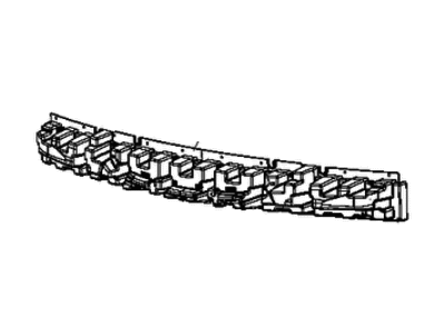 Mopar 68214459AB Energy Absorber, Front
