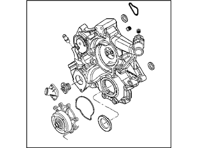 Jeep 5134142AF COVER KIT Timing